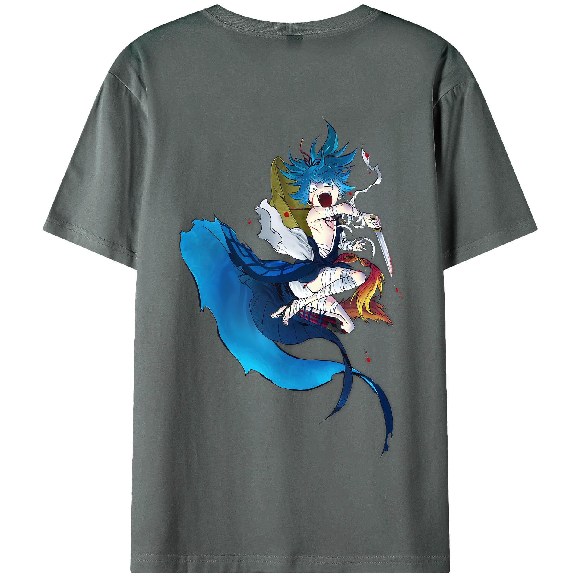 （画像用） 刀剣乱舞 Touken Ranbu 綿100％半袖Tシャツ（背面プリント）
